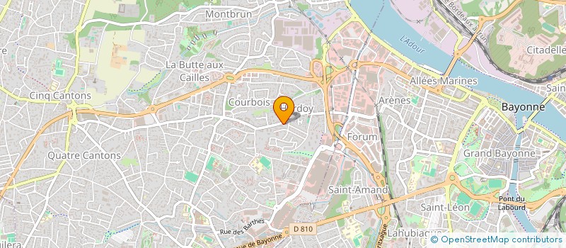 localisation de l'entreprise AINARAK à ANGLET