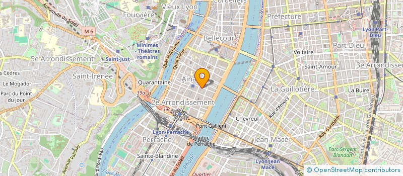 localisation de l'entreprise AINAY PARK à LYON