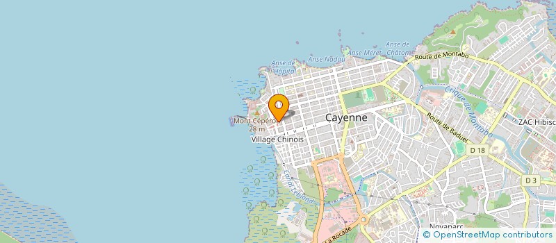 localisation de l'entreprise AINDA 23 à CAYENNE