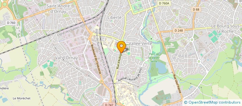 localisation de l'entreprise AINDIGO à LA ROCHE-SUR-YON