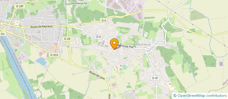 localisation de l'entreprise AINDIGO à REYRIEUX