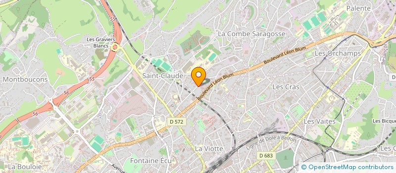 localisation de l'entreprise AINE'OVATION à BESANCON