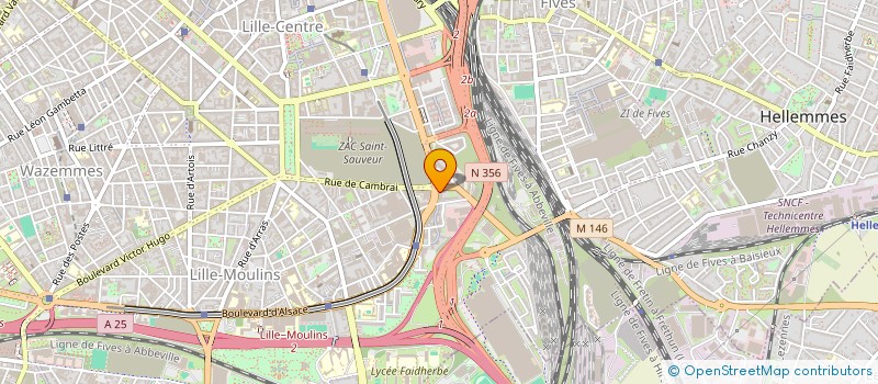 localisation de l'entreprise AINES & COMPAGNIE  LILLE