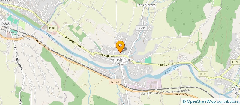 localisation de l'entreprise AINES RURAUX à AOUSTE-SUR-SYE