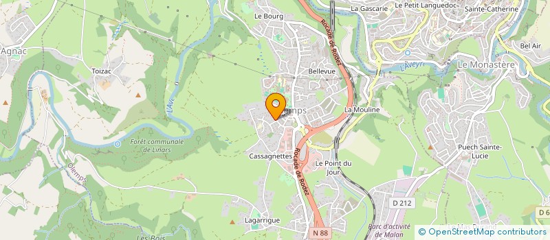 localisation de l'entreprise AINES RURAUX LES ALERTES OLEMPS  OLEMPS