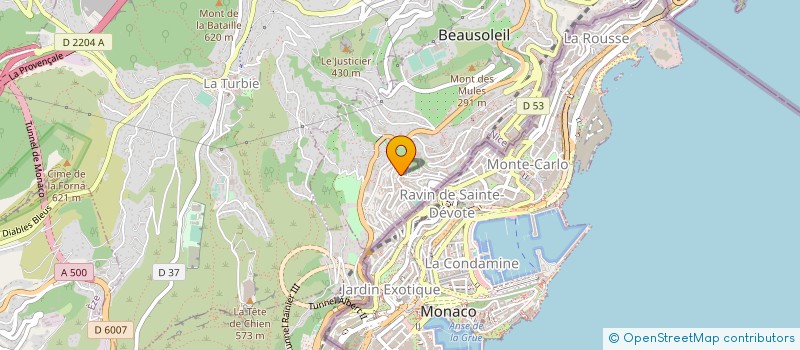 localisation de l'entreprise AINESI ANNA à BEAUSOLEIL