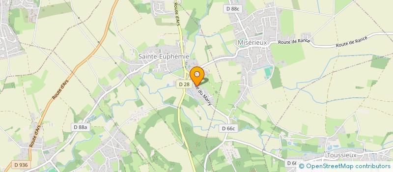 localisation de l'entreprise AINFO GROUP  TREVOUX