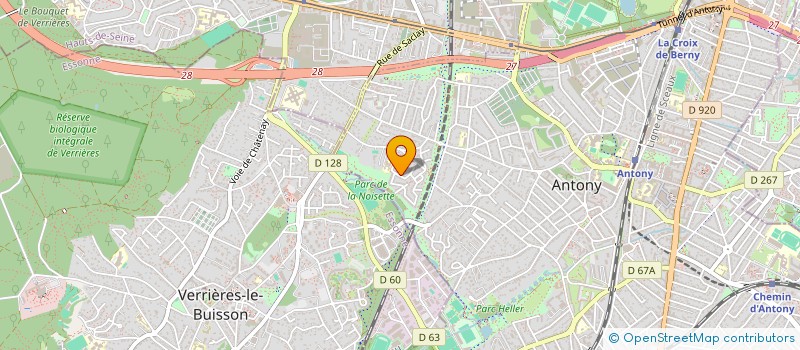 localisation de l'entreprise AINHOA à ANTONY