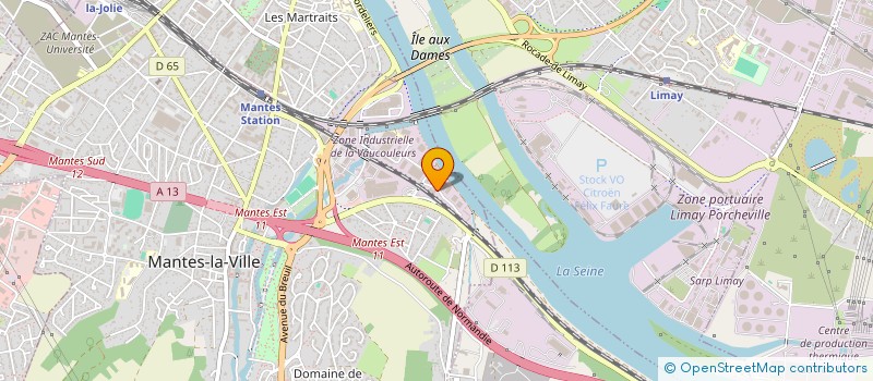 localisation de l'entreprise AINKARMA à MANTES-LA-VILLE