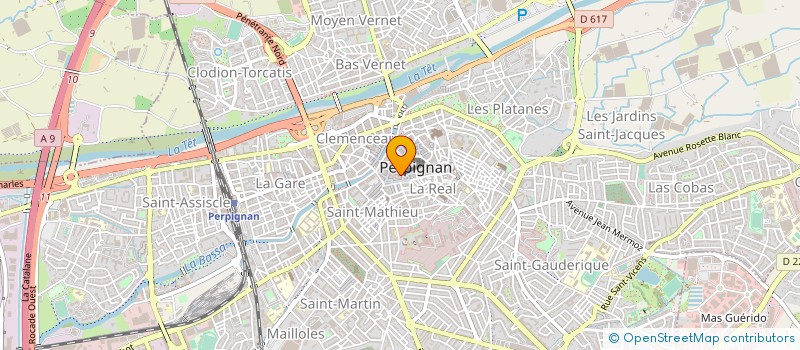 localisation de l'entreprise AINSA  PERPIGNAN