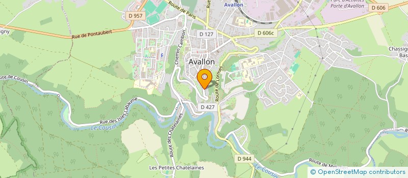 localisation de l'entreprise AINSI à AVALLON
