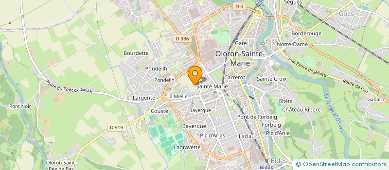localisation de l'entreprise AINSI DANSE à OLORON-SAINTE-MARIE