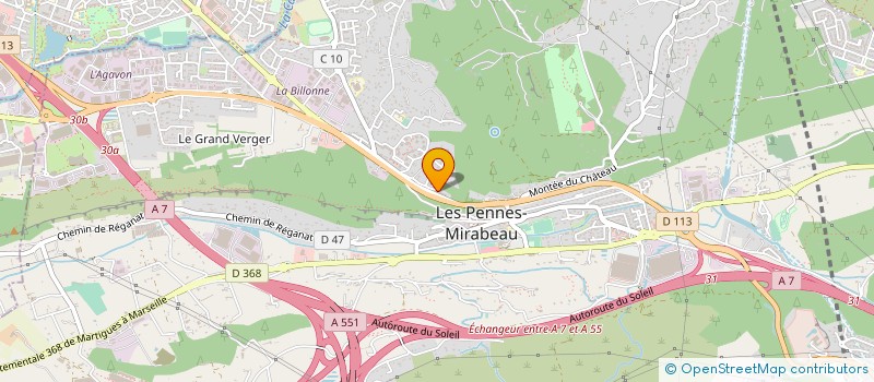 localisation de l'entreprise AINSI DE SUITE IMMO à LES PENNES-MIRABEAU