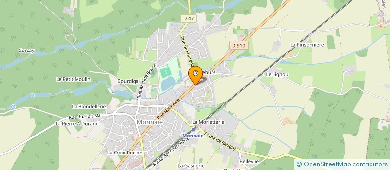 localisation de l'entreprise AINSI DE SUITES à REUGNY