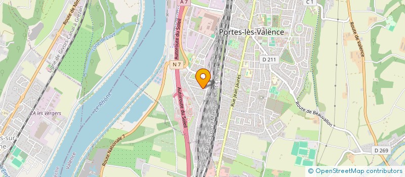 localisation de l'entreprise AINSI FONT FONT FONT  PORTES-LES-VALENCE