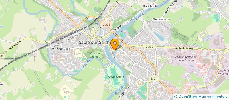 localisation de l'entreprise AINSI SOIT FEE à SABLE-SUR-SARTHE