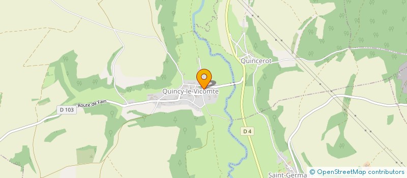 localisation de l'entreprise AINSI VA QUINCY  QUINCY-LE-VICOMTE