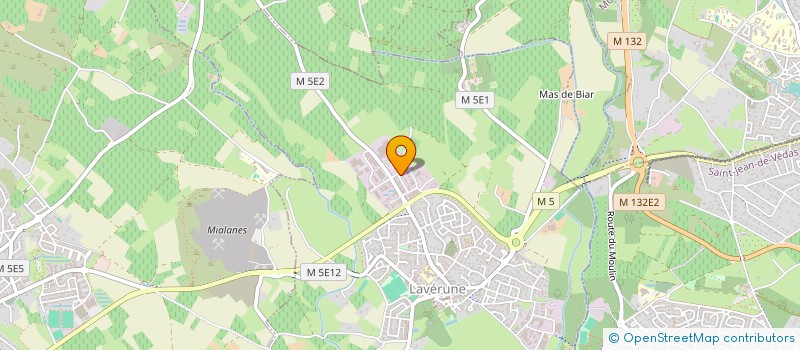 localisation de l'entreprise AINSIDANSE LVRN  LAVERUNE