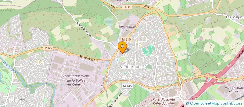 localisation de l'entreprise AINSIDANSE VENDARGUES à VENDARGUES