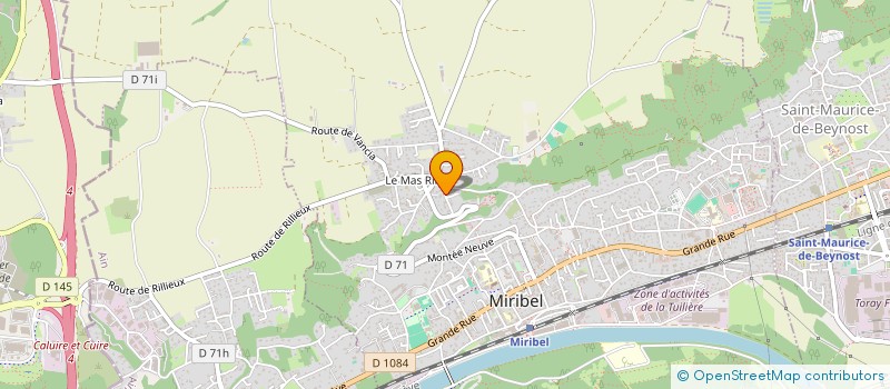 localisation de l'entreprise AINSTANT RENO  MIRIBEL