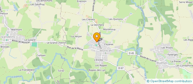 localisation de l'entreprise AINTEGRA IMMO  MONTCET