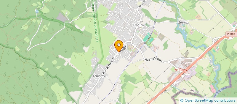 localisation de l'entreprise AINTER AUTO à THOIRY