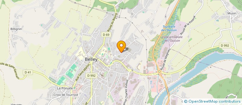 localisation de l'entreprise AINTERACTIONS à BELLEY
