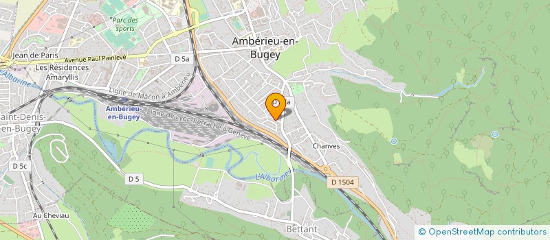 localisation de l'entreprise AINTRANET à AMBERIEU-EN-BUGEY