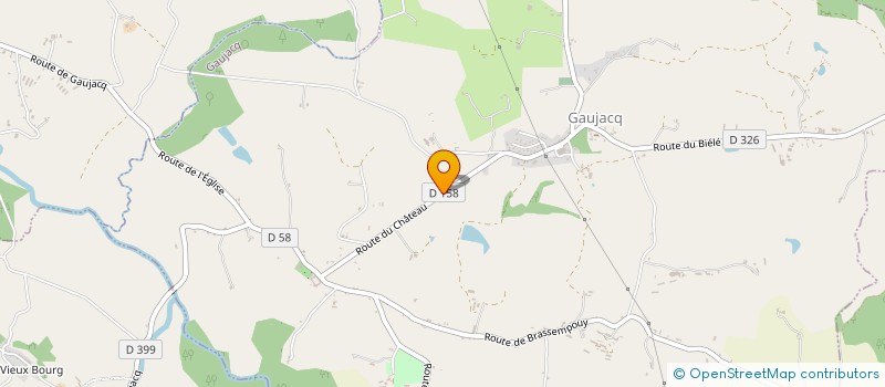 localisation de l'entreprise AINTZINA  GAUJACQ