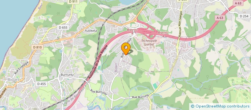 localisation de l'entreprise AINTZINEKOEN XOKOA  BIDART