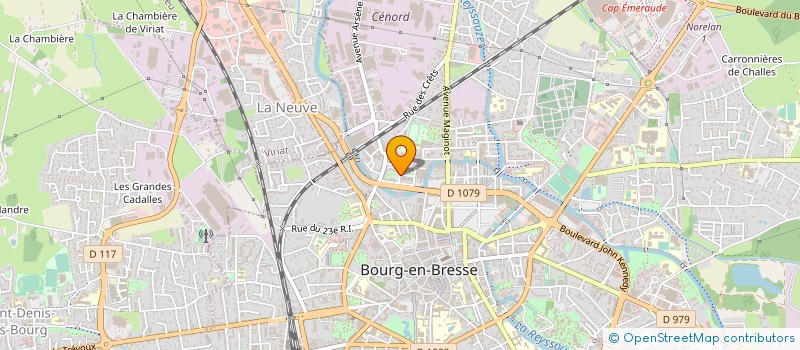 localisation de l'entreprise AINVEST PATRIMOINE à BOURG-EN-BRESSE