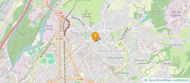 localisation de l'entreprise AINVESTYS à ANNECY