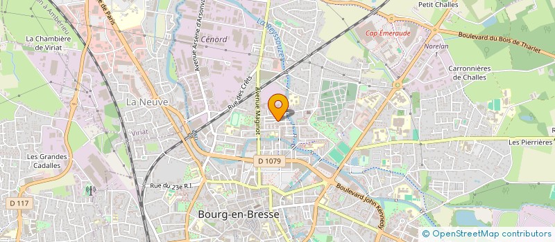 localisation de l'entreprise AINVICTUS à BOURG-EN-BRESSE