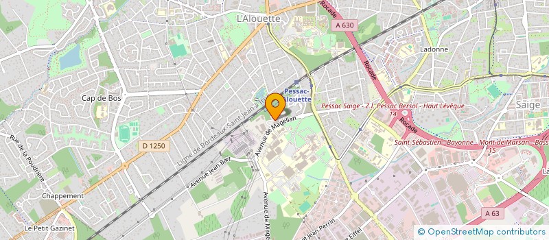 localisation de l'entreprise AIO à PESSAC