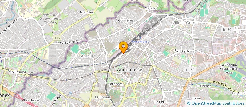localisation de l'entreprise AIODD INTERNATIONAL à ANNEMASSE
