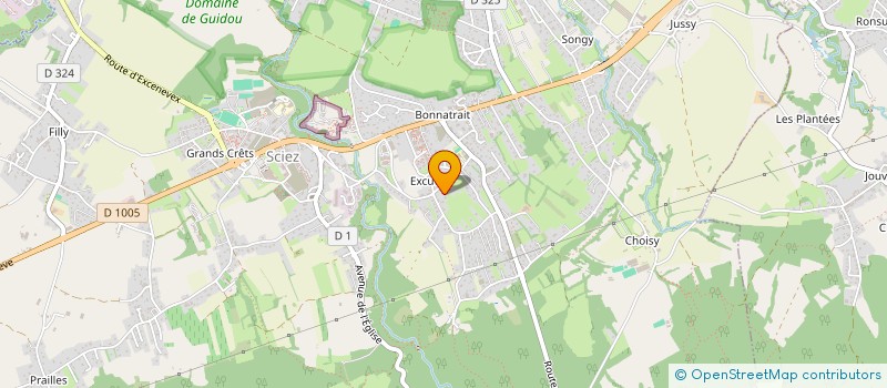 localisation de l'entreprise AIOE  SCIEZ