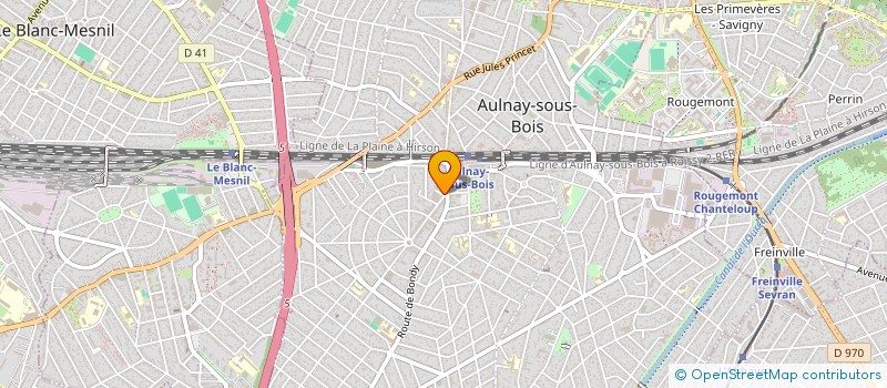 localisation de l'entreprise AIOLIA à AULNAY-SOUS-BOIS