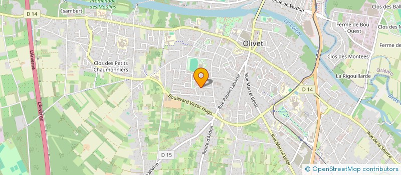 localisation de l'entreprise AION à OLIVET