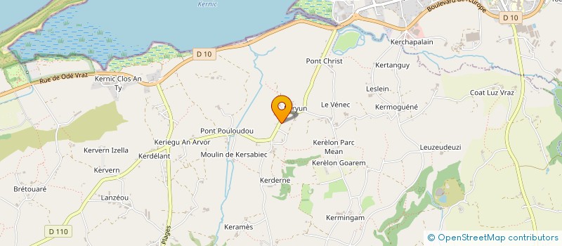 localisation de l'entreprise AIP  PLOUNEVEZ-LOCHRIST