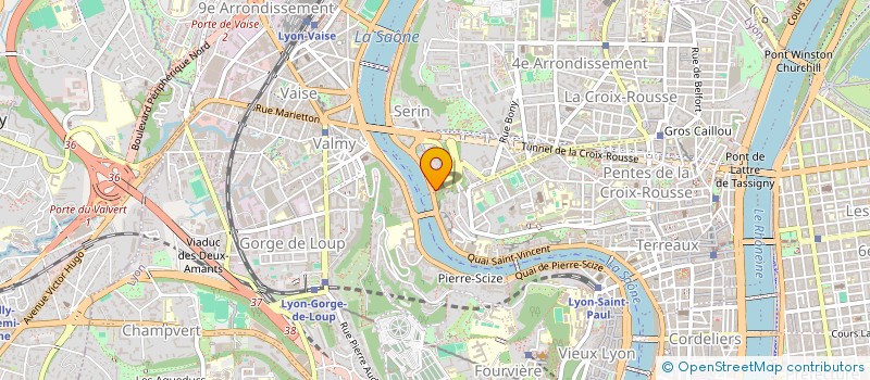 localisation de l'entreprise AIP ENTREPRISE à LYON