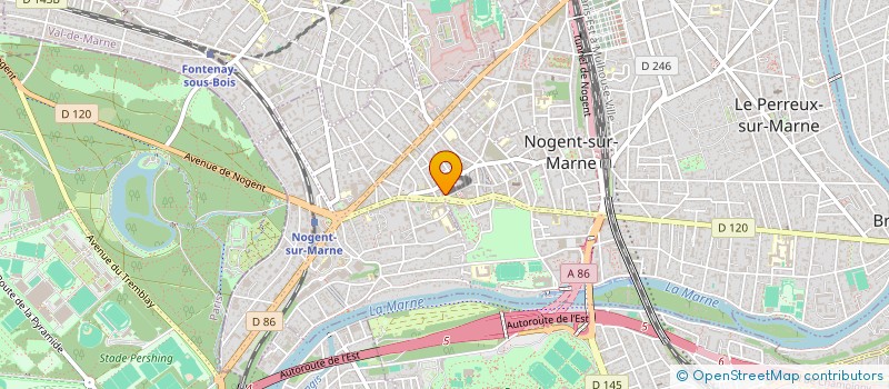 localisation de l'entreprise AIP PRO à NOGENT-SUR-MARNE