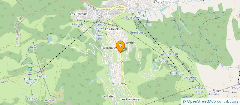 localisation de l'entreprise AIPC ENERGIE à LA CLUSAZ