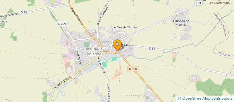localisation de l'entreprise AIPE DU COLLEGE F BAZILLE à BEAUNE-LA-ROLANDE