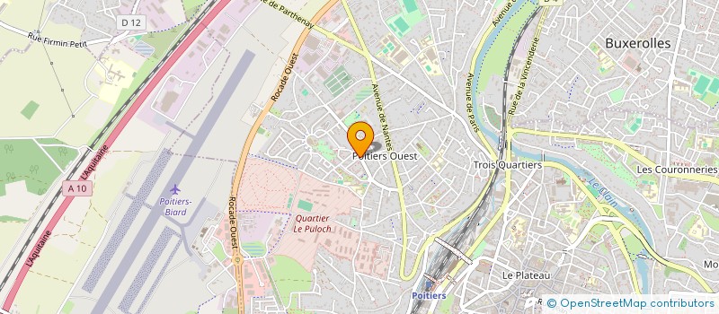 localisation de l'entreprise AIPHARO  POITIERS