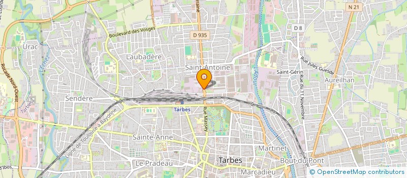 localisation de l'entreprise AIPHICO  TARBES