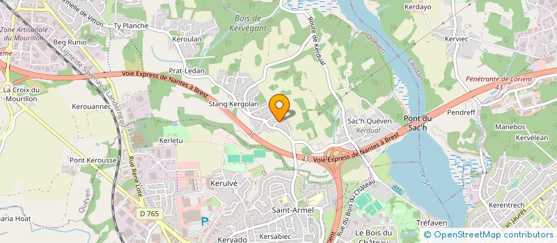 localisation de l'entreprise AIPIC  QUEVEN