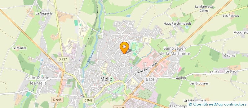 localisation de l'entreprise AIPM SERVICES  MELLE