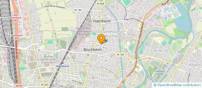 localisation de l'entreprise AIPS  HNHEIM