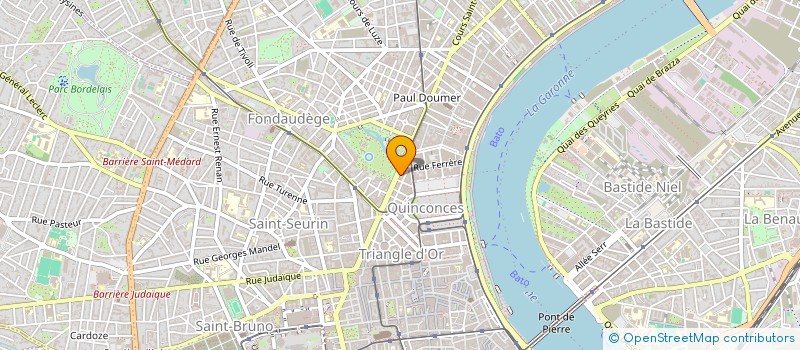 localisation de l'entreprise AIPUR à BORDEAUX
