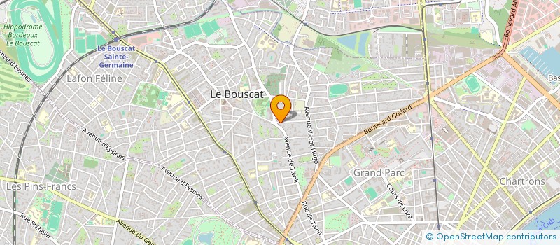 localisation de l'entreprise AIQO à LE BOUSCAT